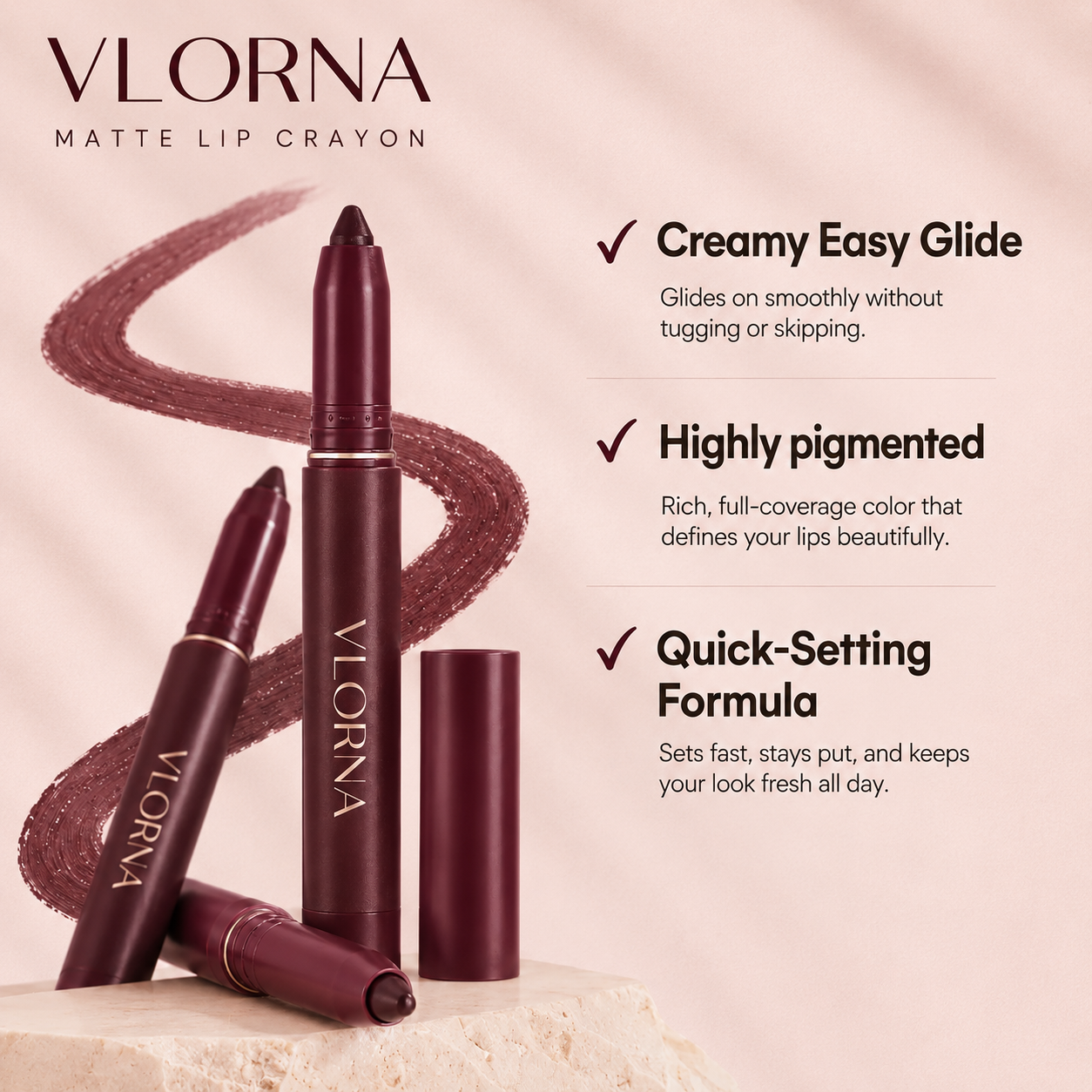 Easy Glide Lip Liner — Creamy, Blendable Color with Smooth Application