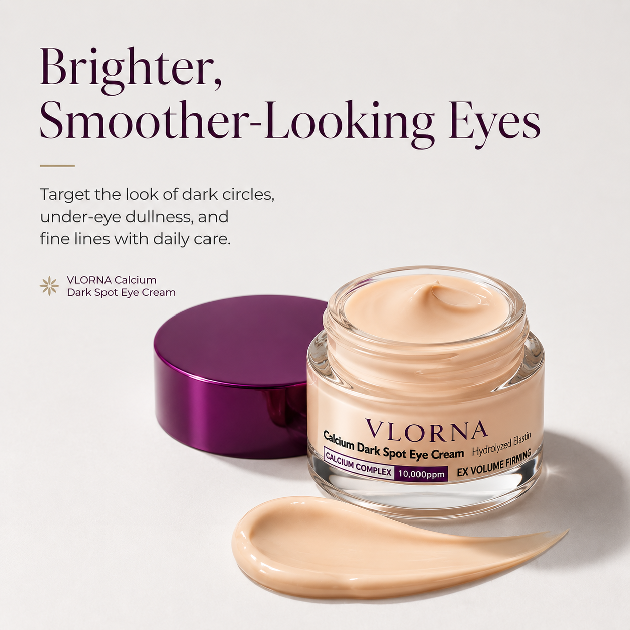 🔥LAST DAY 50% OFF!!Vlorna Korean Calcium Dark Spot Eye Cream