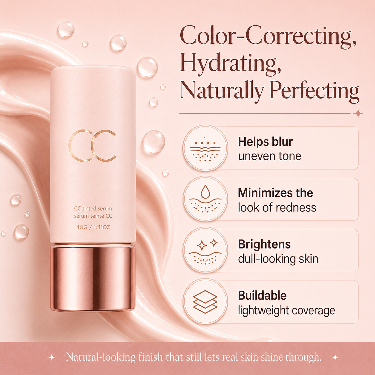 Vlorna™ CC color-correcting tinted serum