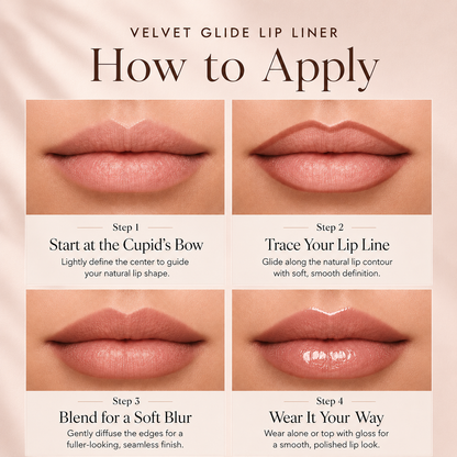 Easy Glide Lip Liner — Creamy, Blendable Color with Smooth Application